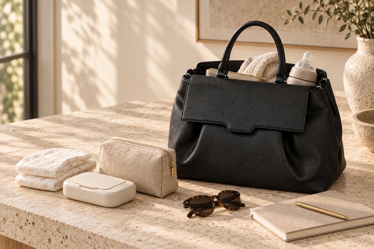 The Signature Diaper Bag - A Chic and Elevated Mommy Bag